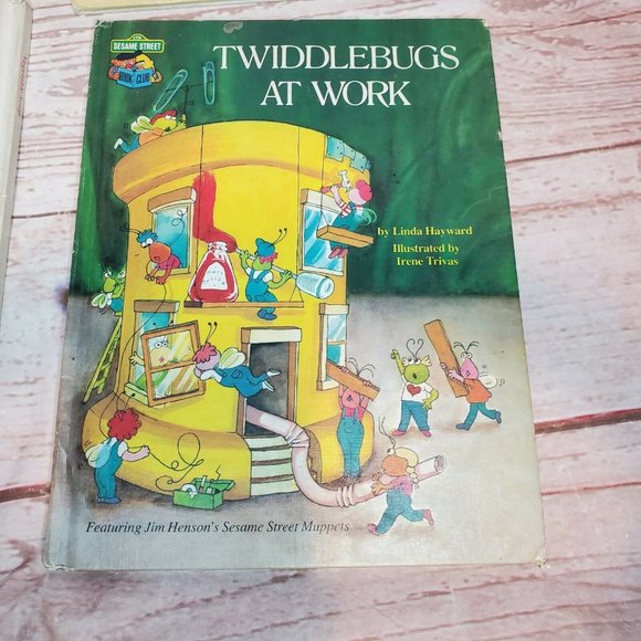 4 Vintage Sesame Street Book Club Jim Henson 1981 Golden Press Books - Picture 3 of 11